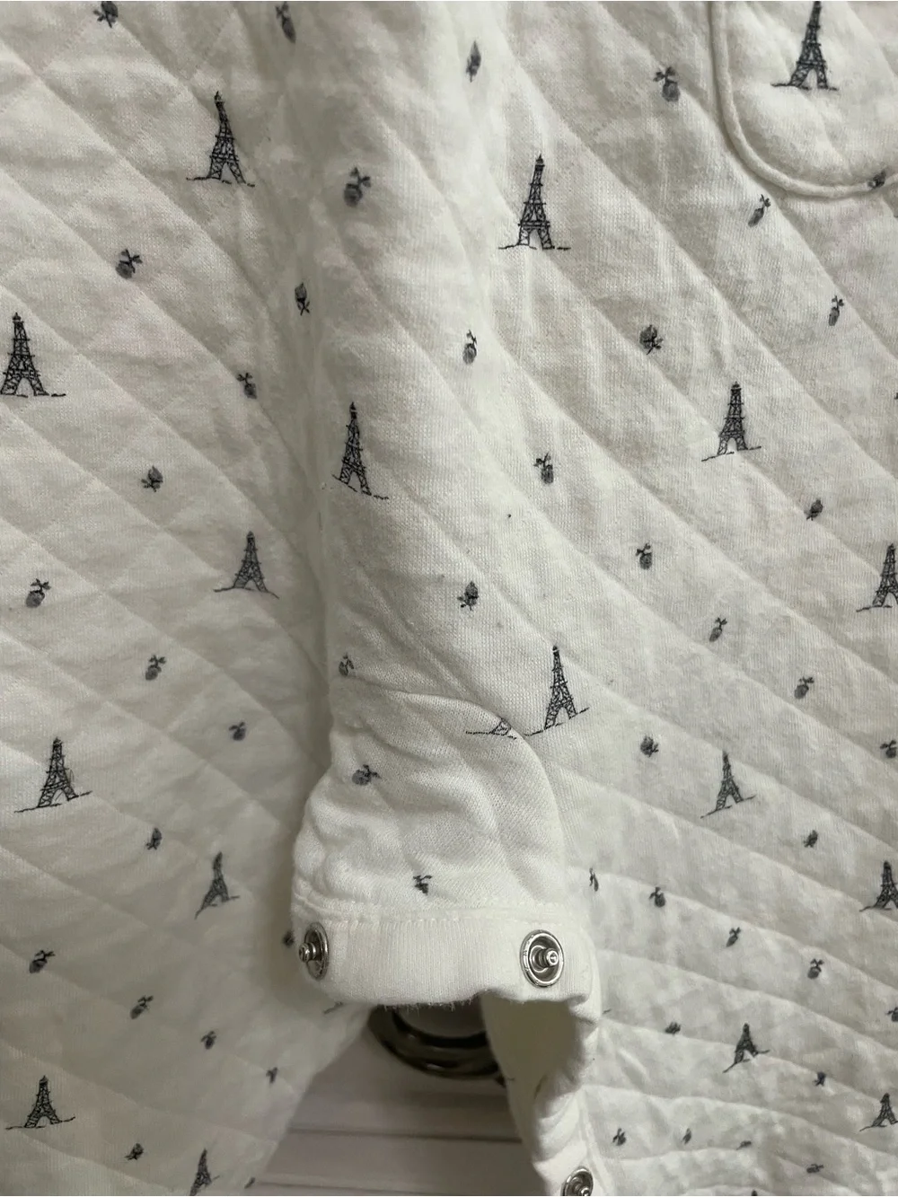 Janie and Jack Eiffel Tower/ Paris Romper, VGUC, Size 12-18 months